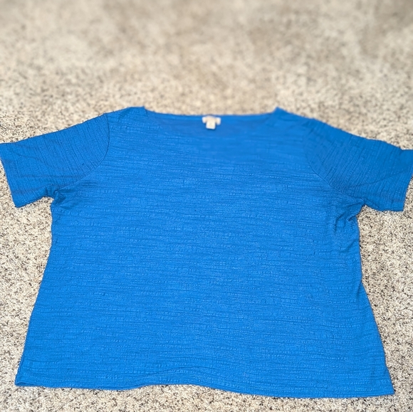 J.Crew blue T-shirt ladies size xl - Picture 1 of 4